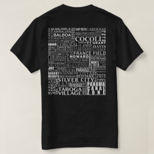 Panama Canal Zone Elke locatie T-shirt