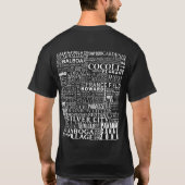 Panama Canal Zone Elke locatie T-shirt (Achterkant)