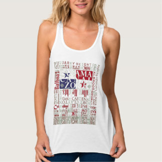 Panama Canal Zone Locaties met kleuren Tanktop