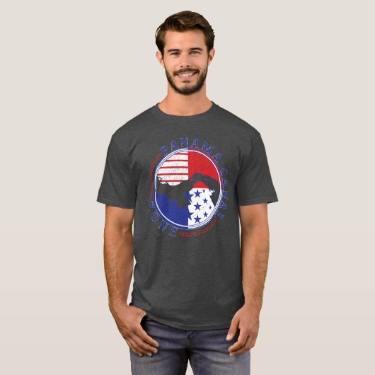 Panama Canal Zone met Isthmus T-shirt (Voorkant volledig)