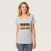 Panama Canal Zone met kleurenbars T-shirt (Voorkant volledig)
