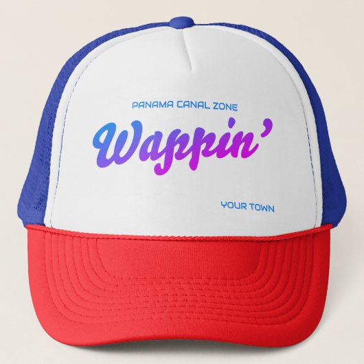 Panama Canal Zone - Wappin' Trucker Hat Pet (Voorkant)