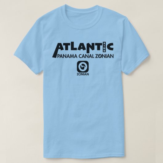 Panama Canal Zonian - Atlantic Side T-shirt (Design voorkant)