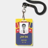 Panama Canal Zonian Badge & Lanyard (Voorkant met koord)