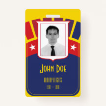 Panama Canal Zonian Badge & Lanyard