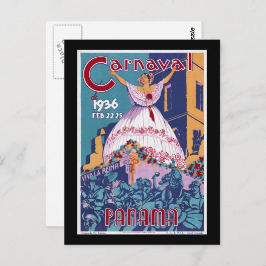 Panama Carnaval Briefkaart (Voorkant / Achterkant)