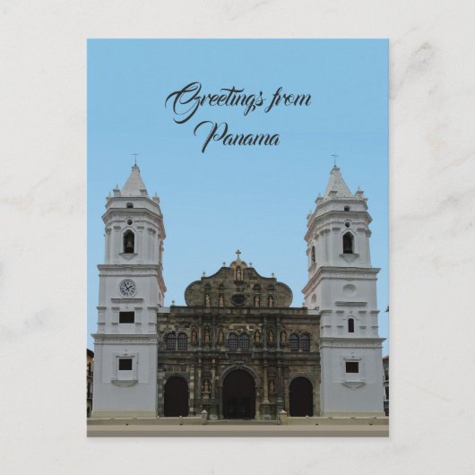 Panama Cathedral Briefkaart (Voorkant)