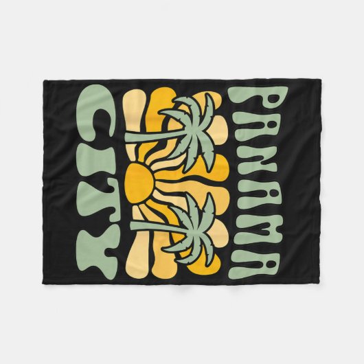 Panama City _6  Fleece Deken (Voorkant (Horizontaal))