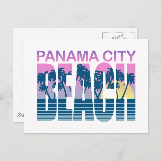 Panama City Beach Briefkaart (Voorkant / Achterkant)