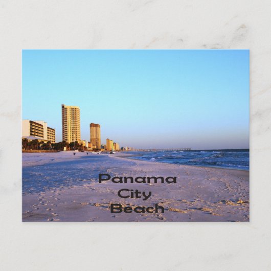 Panama City Beach Briefkaart (Voorkant)