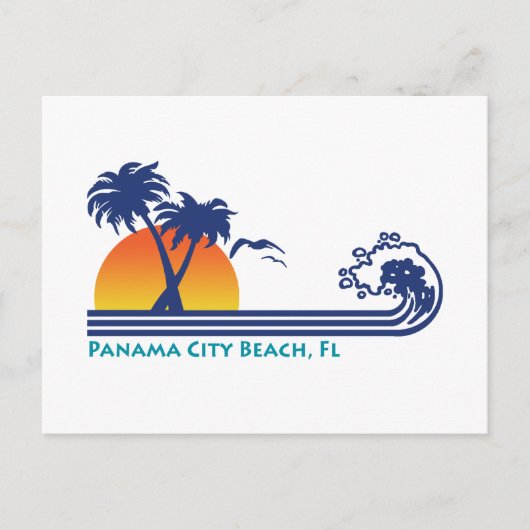 Panama City Beach Briefkaart (Voorkant)