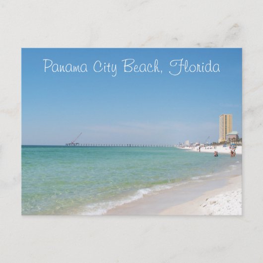 Panama City Beach, Briefkaart van Florida (Voorkant)