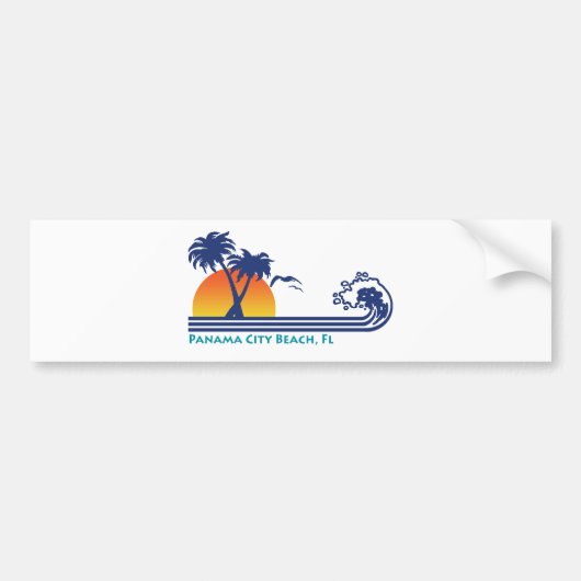 Panama City Beach Bumpersticker (Voorkant)