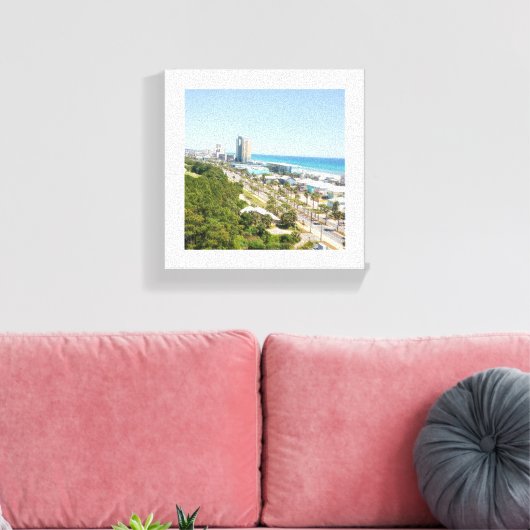 Panama City Beach Canvas Afdruk (Insitu (Woonkamer))