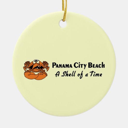 Panama City Beach Crab Keramisch Ornament (Voorkant)