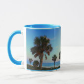Panama City Beach FL - Palm Trees Sunset Cup Mok (Links)