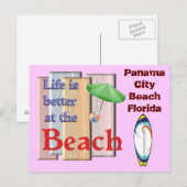 Panama City Beach Florida - Ansichtkaart Briefkaart (Voorkant / Achterkant)