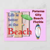 Panama City Beach Florida - Ansichtkaart Briefkaart (Voorkant)