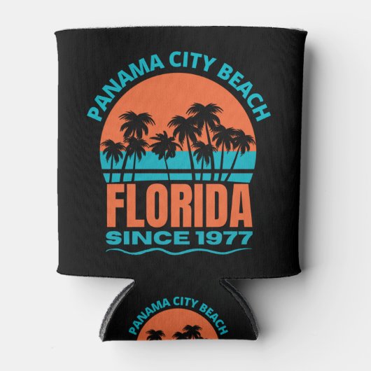 Panama City Beach Florida Blikjeskoeler (Voorkant)
