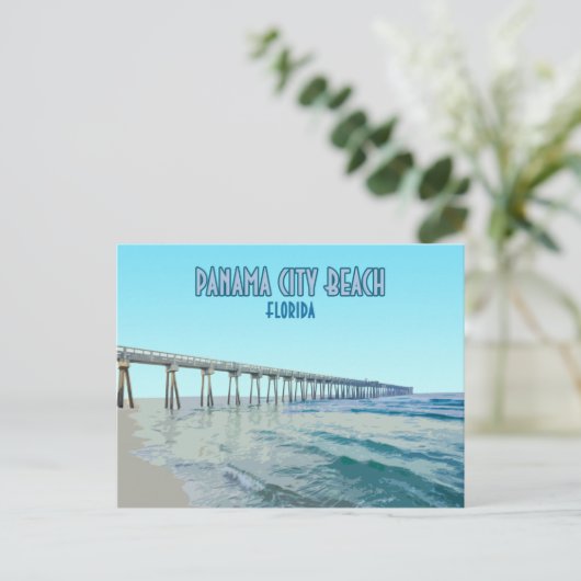 Panama City Beach Florida  Briefkaart (Staand voorkant)