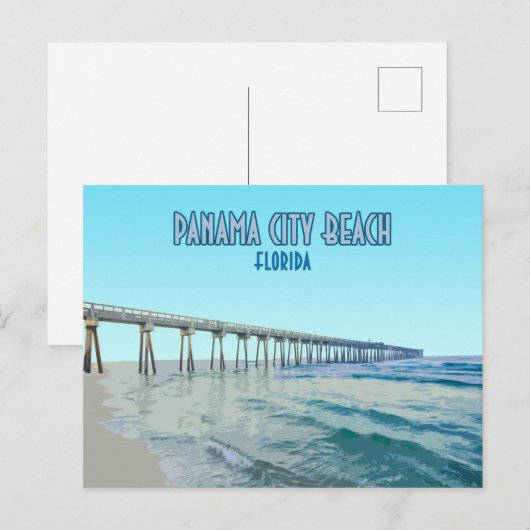 Panama City Beach Florida Briefkaart (Voorkant / Achterkant)