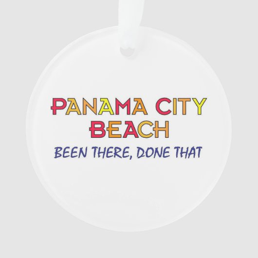 Panama City Beach Florida BTDT Ornament (voorkant)