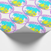 Panama City Beach Florida Cadeaupapier (Hoek)