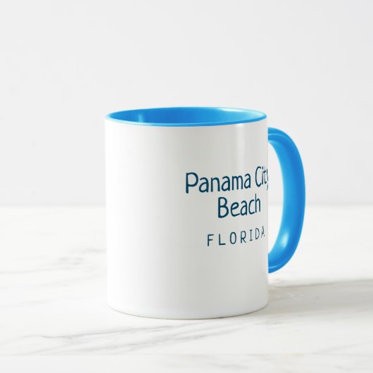 Panama City Beach Florida Coffee Mok (Voorkant rechts)