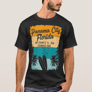 Panama City Beach Florida FL Souvenirs Gifts Manne T-shirt