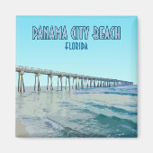 Panama City Beach Florida Magneet (Voorkant)
