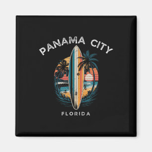 Panama City Beach Florida Mannen Vrouwen Surfen Magneet
