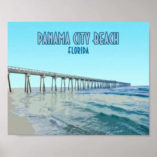 Panama City Beach Florida Poster (Voorkant)