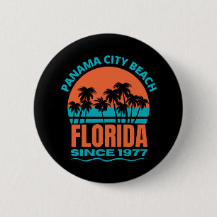 Panama City Beach Florida Ronde Button 5,7 Cm