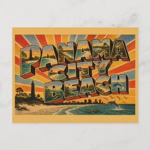 Panama City Beach Florida State Parks Golfkust Briefkaart