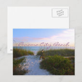 Panama City Beach Florida Sunset Beach Walkway Briefkaart (Voorkant / Achterkant)