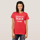 Panama City Beach Florida Surfen T-shirt (Voorkant volledig)