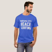 Panama City Beach Florida Surfing T-shirt (Voorkant volledig)