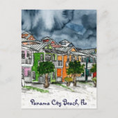 Panama City Beach Florida tropische kunstgeschenke Briefkaart (Voorkant)