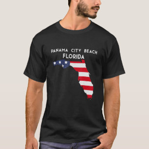 Panama City Beach Florida USA State America Reis T-shirt