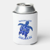 Panama City Beach Florida Vacation Tribal Turtle Blikjeskoeler (Blikje Achterkant)