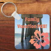 Panama City Beach Florida Vakantie, PAS HET AAN! Sleutelhanger (Voorkant)