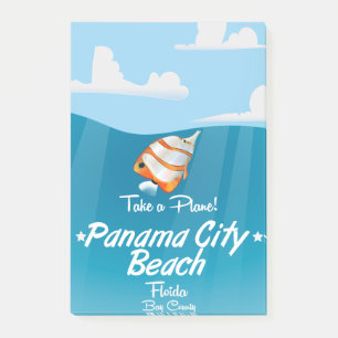Panama City Beach Florida vintage reisbureau poste Post-it® Notes