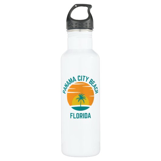 Panama City Beach Florida Water Bottle Waterfles (Voorkant)