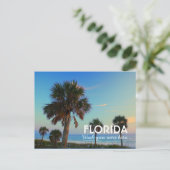 Panama City Beach, Florida wil dat je hier was Briefkaart (Staand voorkant)