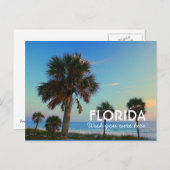 Panama City Beach, Florida wil dat je hier was Briefkaart (Voorkant / Achterkant)