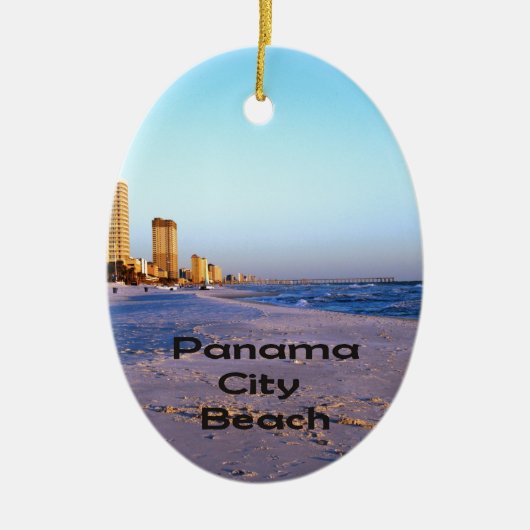 Panama City Beach Keramisch Ornament (Voorkant)