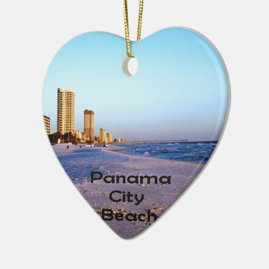 Panama City Beach Keramisch Ornament (Links)