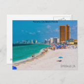 Panama City Beach Post Kaart (Voorkant / Achterkant)