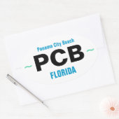 PANAMA CITY BEACH stickers (4) (Envelop)