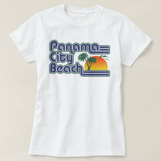 Panama City Beach T-shirt (Design voorkant)